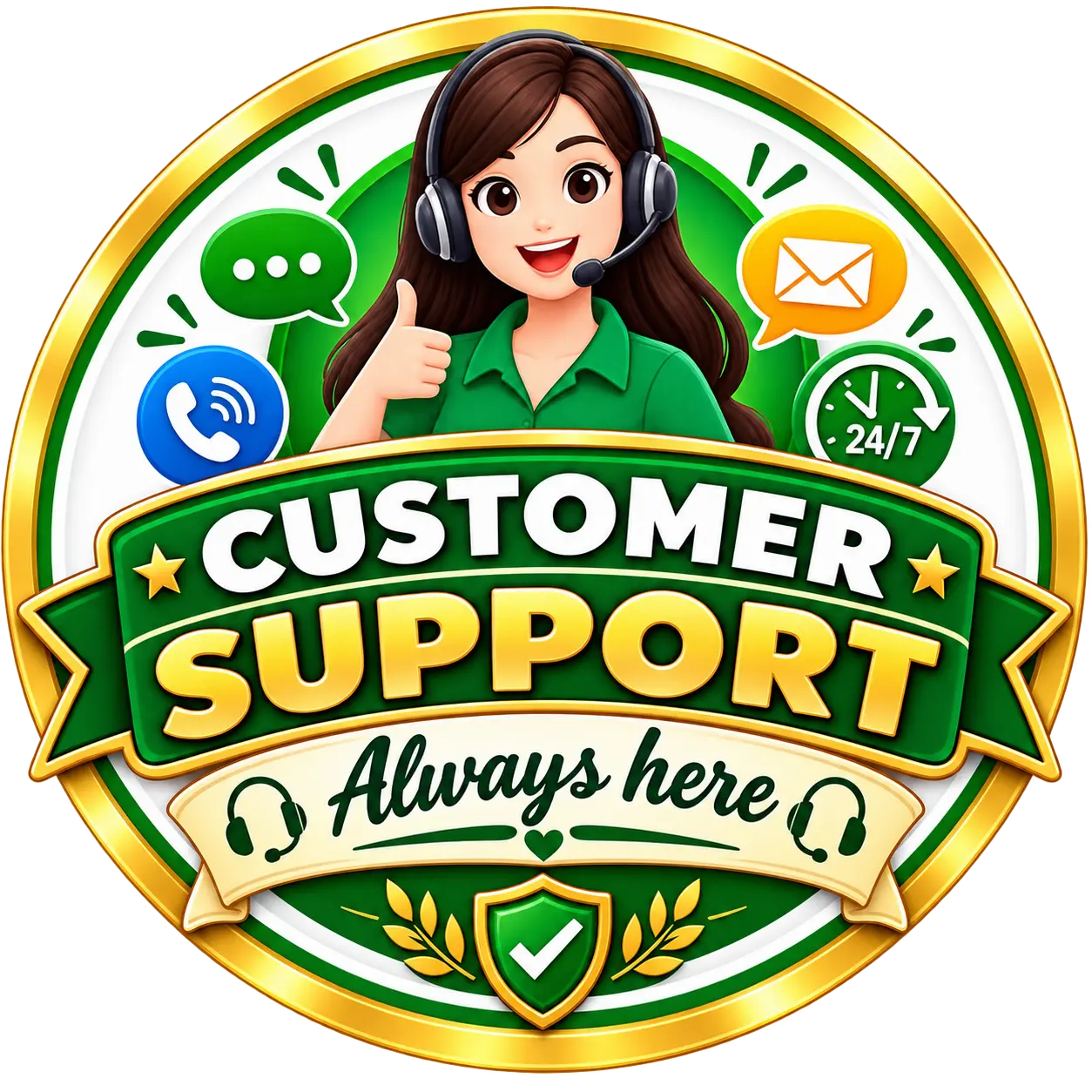 CUSTOMER SUPPORT - Always here